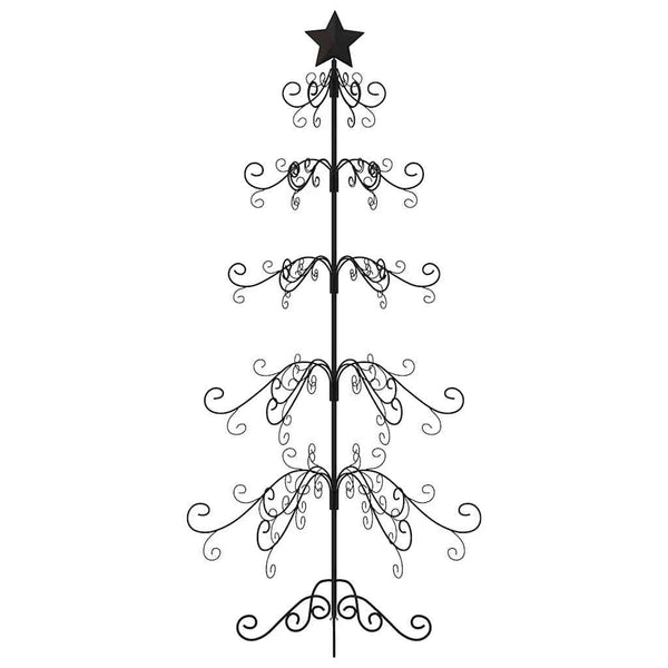 Schwarzer Weihnachtsbaum aus Metall Onas 150cm