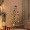 Schwarzer Weihnachtsbaum aus Metall Onas 150cm