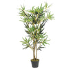 Grüne Kunstpflanze Bambusbaum Caju 120cm (552 Blätter)