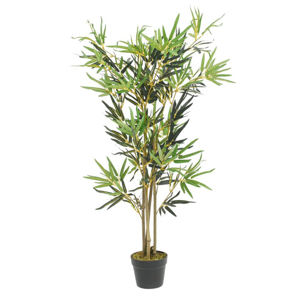 Grüne Kunstpflanze Bambusbaum Caju 120cm (552 Blätter)