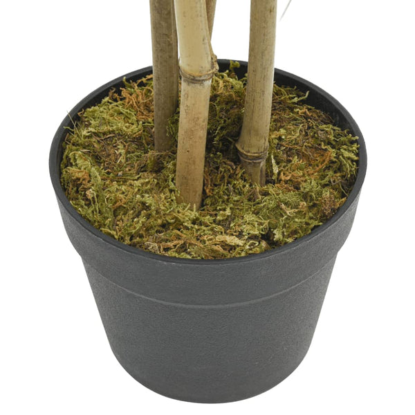 Grüne Kunstpflanze Bambusbaum Caju 120cm (552 Blätter)