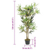 Grüne Kunstpflanze Bambusbaum Caju 120cm (552 Blätter)