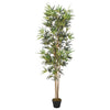 Grüne Kunstpflanze Bambusbaum Caju 150cm (828 Blätter)