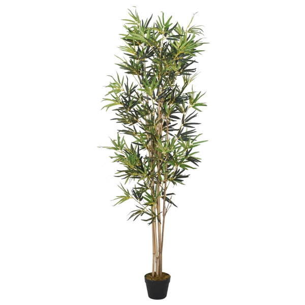 Grüne Kunstpflanze Bambusbaum Caju 150cm (828 Blätter)