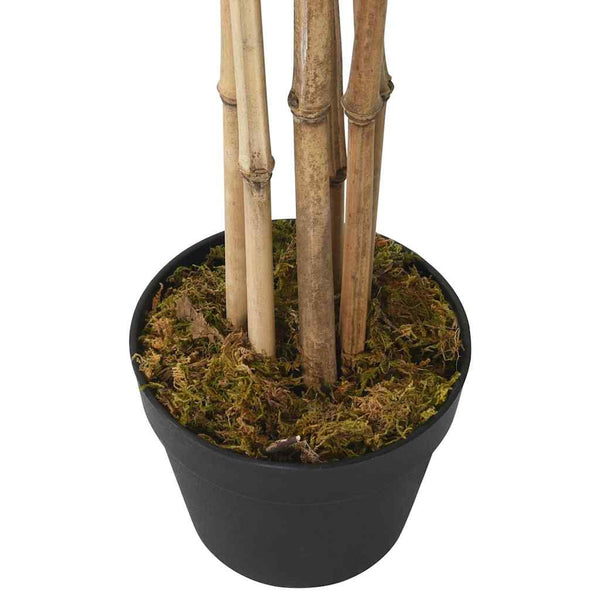 Grüne Kunstpflanze Bambusbaum Caju 150cm (828 Blätter)