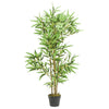 Grüne künstliche Pflanze Bambusbaum Ierimie 120cm (552 Blätter)