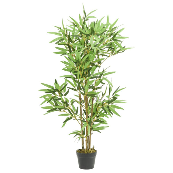 Grüne künstliche Pflanze Bambusbaum Ierimie 120cm (552 Blätter)