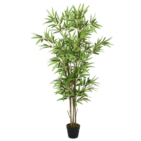 Grüne Kunstpflanze Bambusbaum Ierimie 150cm (828 Blätter)
