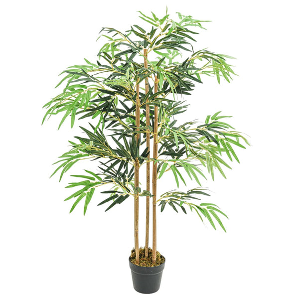 Bambus Saie 120cm grüne Kunstpflanze (730 Blätter)