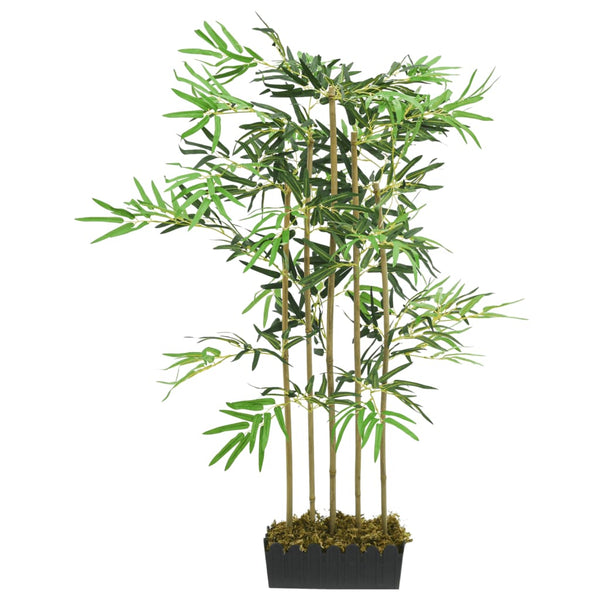 Saie 120cm vihreä tekokasvi bambupuu (730 lehteä)