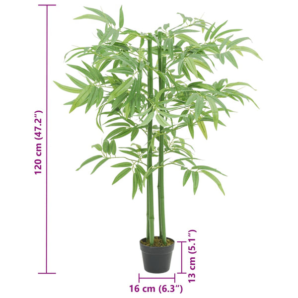 Vihreä tekokasvi bambupuu Mergube 120cm (384 lehteä)