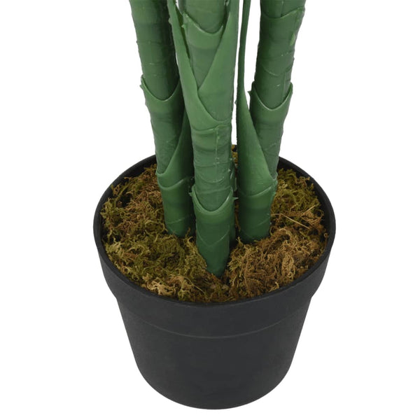 Grüne Kunstpflanze Palme Severia 120cm (28 Blätter)
