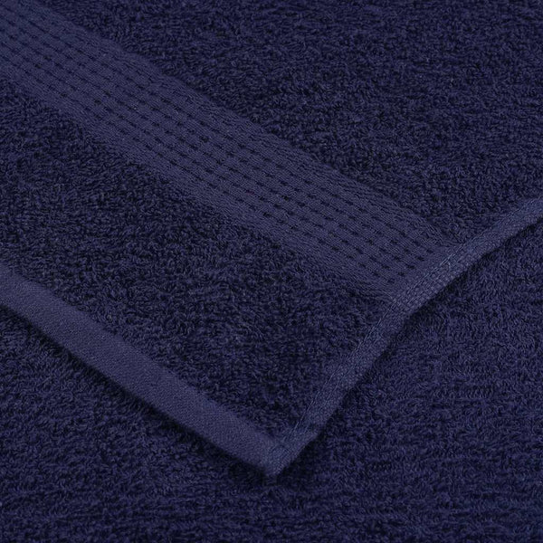 Marineblaues Handtuchset Cirus 6-teilig (100 % Baumwolle)