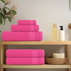 Rosa Handtuch-Set Cirus 12-teilig (100% Baumwolle)