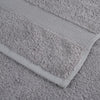 Graue Premium-Handtücher Sterieana 100x200cm (4 Stück 600 g/m² 100% Baumwolle)