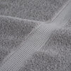 Graue Premium-Handtücher Sterieana 100x200cm (4 Stück 600 g/m² 100% Baumwolle)