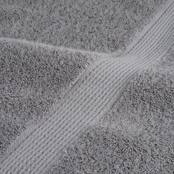 Graue Premium-Handtücher Sterieana 100x200cm (4 Stück 600 g/m² 100% Baumwolle)