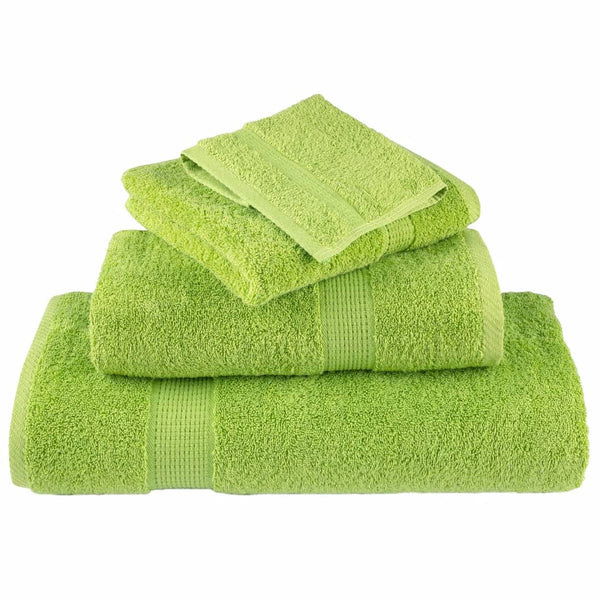 Apfelgrüne Premium-Handtücher Muica 600 g/m² (8 Stück, 100 % Baumwolle)