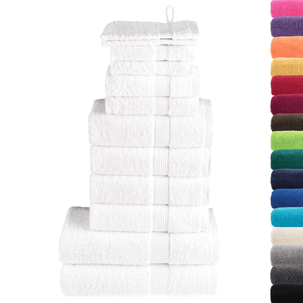 Oranger Premium-Handtücher Sanislo 600 g/m² (12-teilig, 100 % Baumwolle)