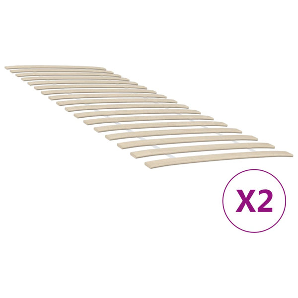Lattenroste Manole 80x200cm (2 Stück mit 34 Latten)
