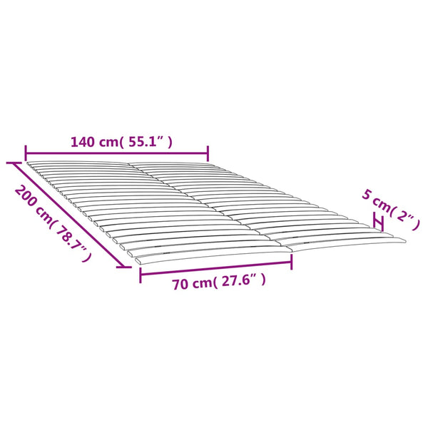Lattenroste Swied 48 Latten 70x200cm (2 Stück)