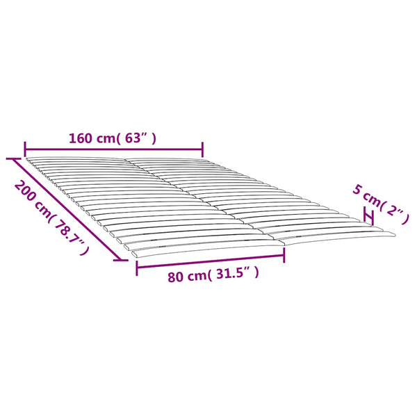 Lattenroste Swied 48 Latten 80x200cm (2 Stk.)