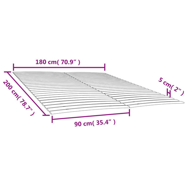 Lattenrost Swied 48 Latten 90x200cm (2 St.)