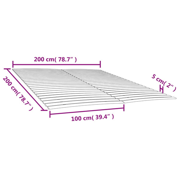 Lattenroste Swied 48 Latten 100x200cm (2 St.)