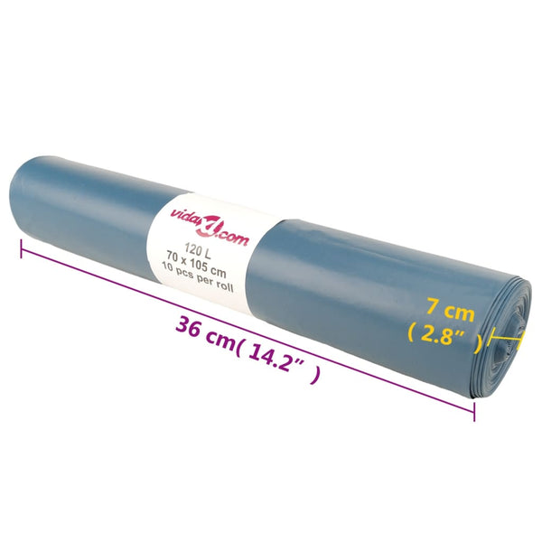 Sininen roskapussit Grayce 120 l (100 kpl)