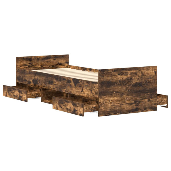 Bettgestell Savutammi mit Kopfteil Milu 100x200cm