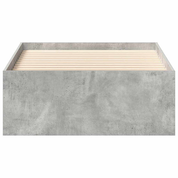 Bettgestell Tisha in Betongrau 90x200cm