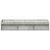 Bettgestell Tisha in Betongrau 90x200cm