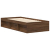 Bettgestell Tisha aus brauner Eiche 90x200cm