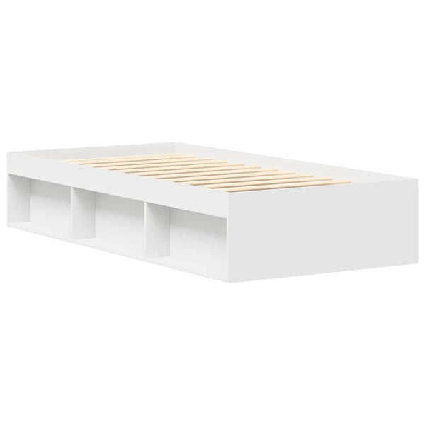 Weißes Bettgestell Tisha 100x200cm
