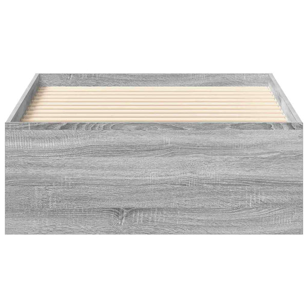 Graues Bettgestell Tisha 100x200cm