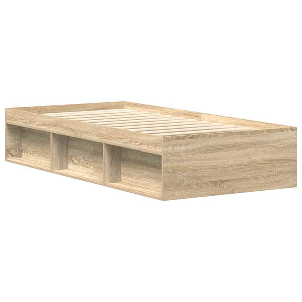 Sonoma-Eiche Bettrahmen Tisha 90x190cm