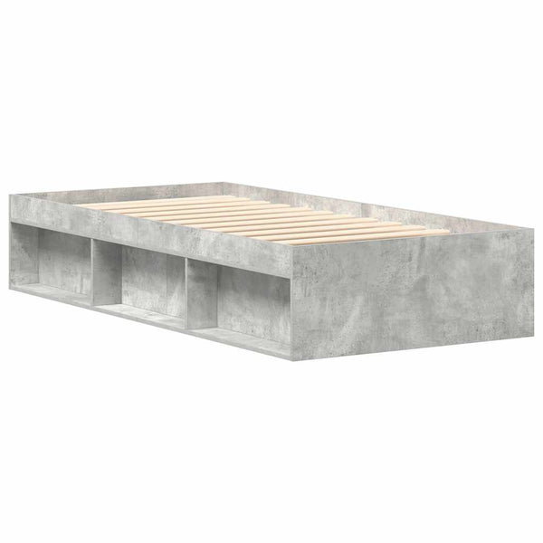 Bettrahmen Tisha 75x190cm (small single) in Betongrau