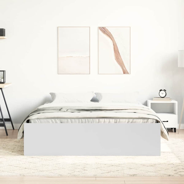 Weißes Bettgestell Tisha 120x200cm