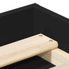 Schwarzes Bettgestell Tisha 120x200cm