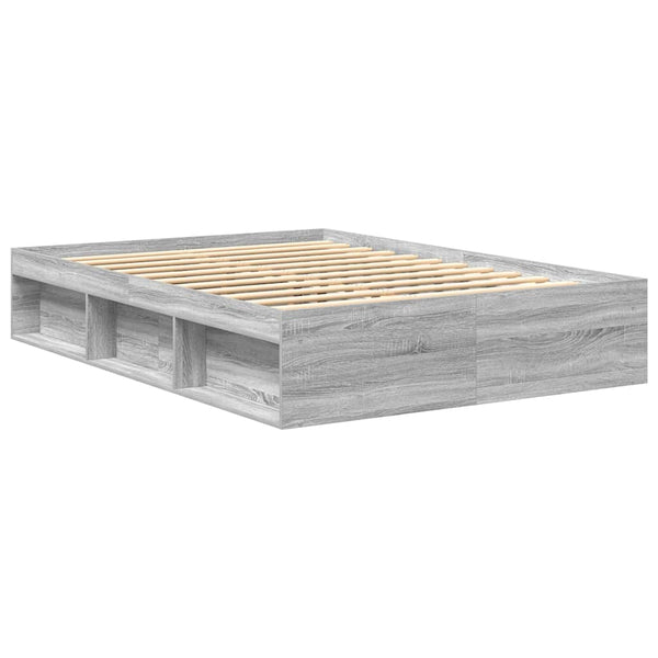 Graues Bettgestell Tisha 120x200cm