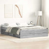 Graues Bettgestell Tisha 120x200cm