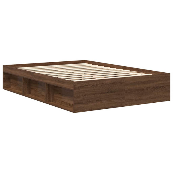 Brauner Bettrahmen Tisha 120x200cm (Eiche)
