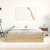 Bettrahmen Tisha 140x200cm Sonoma-Eiche