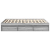 Graues Bettgestell Tisha 140x200cm