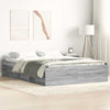 Graues Bettgestell Tisha 140x200cm