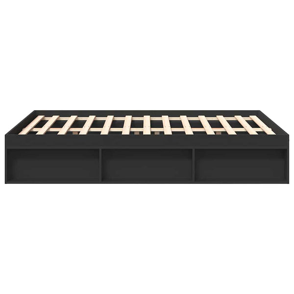 Schwarzes Bettgestell Tisha 150x200cm (Kingsize)