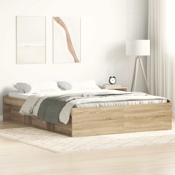 Bettrahmen Sonoma-Eiche Tisha 150x200cm (Kingsize)