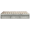 Betoninharmaa sängynrunko Tisha 150x200cm (king size)