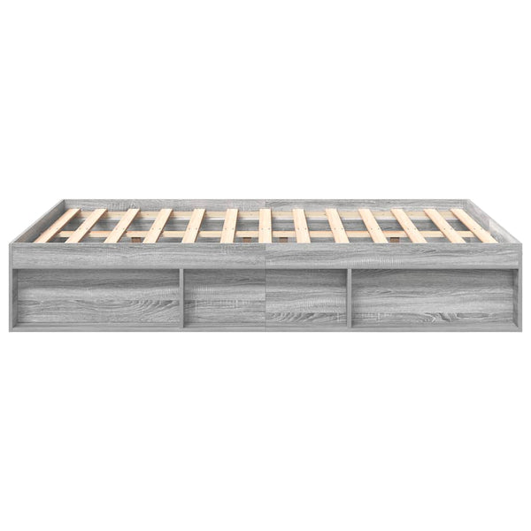 Harmaa sängynrunko Tisha 160x200cm