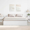 Weißes Bettgestell Tisha 180x200cm (Kingsize-Bett)